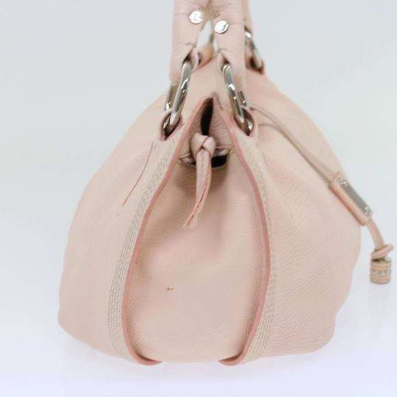 CELINE Hand Bag Leather Pink Auth 63531 - Picture 5 of 16